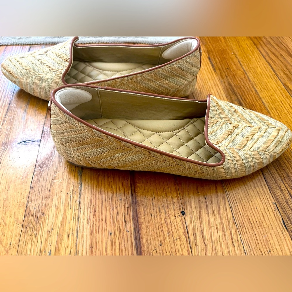 Birdies Blackbird Natural Chevron Raffia
